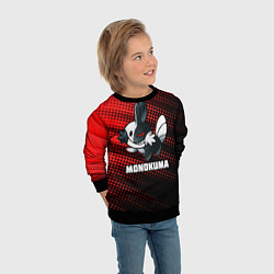 Свитшот детский MONOKUMA ROBOT, цвет: 3D-черный — фото 2