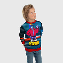 Свитшот детский STU СТУ Brawl Stars, цвет: 3D-красный — фото 2