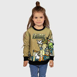 Свитшот детский Волтбои, цвет: 3D-черный — фото 2