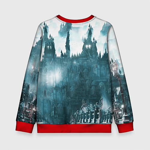 Детский свитшот Dark Souls / 3D-Красный – фото 2