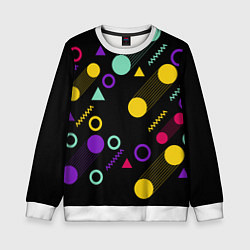 Детский свитшот Круги и Треугольники