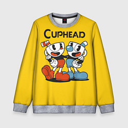 Свитшот детский CUPHEAD, цвет: 3D-меланж