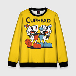 Свитшот детский CUPHEAD, цвет: 3D-черный