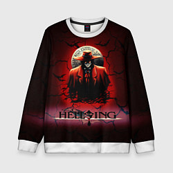 Свитшот детский HELLSING $$$, цвет: 3D-белый
