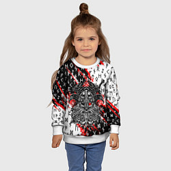 Свитшот детский БОГ ОДИН, цвет: 3D-белый — фото 2