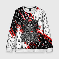 Свитшот детский БОГ ОДИН, цвет: 3D-белый