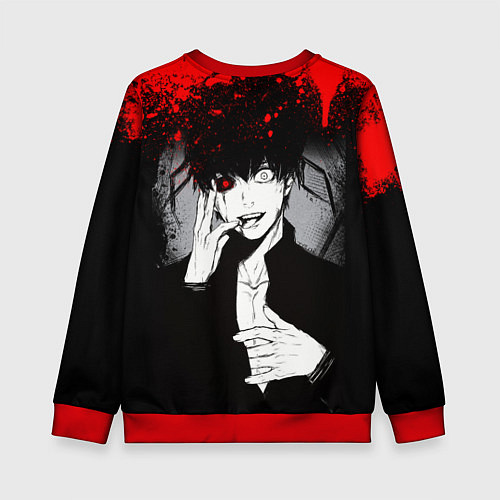 Детский свитшот ТОКИЙСКИЙ ГУЛЬ TOKYO GHOUL / 3D-Красный – фото 2