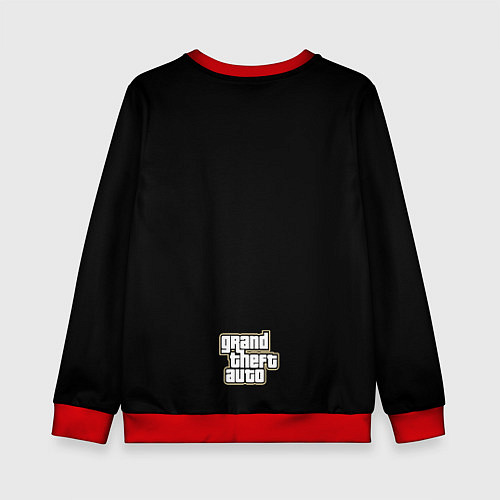 Детский свитшот Клод GTA 3 / 3D-Красный – фото 2