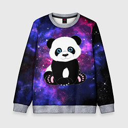 Свитшот детский Space Panda, цвет: 3D-меланж