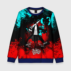 Свитшот детский SOLO LEVELING МАНХВА, цвет: 3D-синий