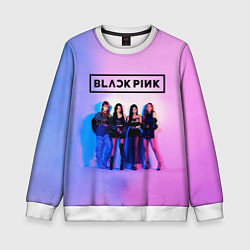 Свитшот детский BLACKPINK, цвет: 3D-белый