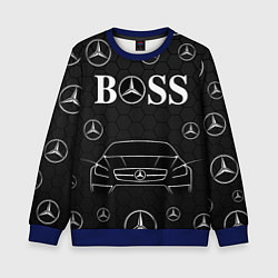 Свитшот детский BOSS MERCEDES-BENZ, цвет: 3D-синий