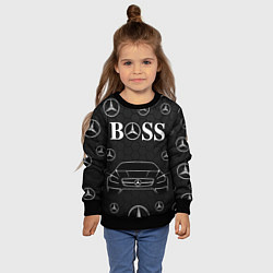 Свитшот детский BOSS MERCEDES-BENZ, цвет: 3D-черный — фото 2