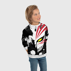 Свитшот детский БЛИЧ МАСКА ИЧИГО ПУСТОГО, цвет: 3D-белый — фото 2