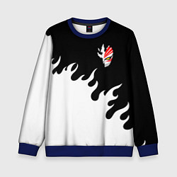 Свитшот детский BLEACH FIRE БЛИЧ ОГОНЬ, цвет: 3D-синий