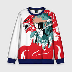 Свитшот детский ИЧИГО ДЕМОН BLEACH БЛИЧ, цвет: 3D-синий