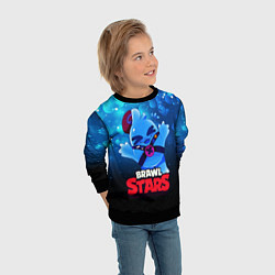 Свитшот детский Сквик Squeak Brawl Stars, цвет: 3D-черный — фото 2