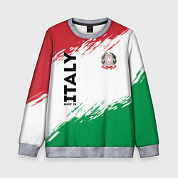 Свитшот детский MADE IN ITALY, цвет: 3D-меланж