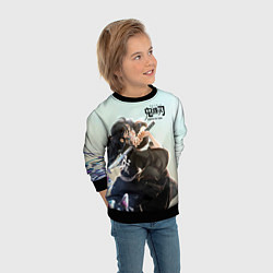 Свитшот детский Муичиро Токито Kimetsu no Yaiba, цвет: 3D-черный — фото 2