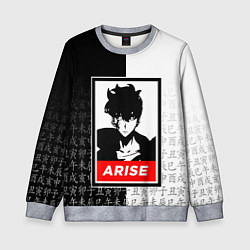 Свитшот детский СОН ДЖИН ВУ SOLO LEVELING, цвет: 3D-меланж