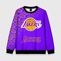 Свитшот детский LOS ANGELES LAKERS ЛЕЙКЕРС, цвет: 3D-черный