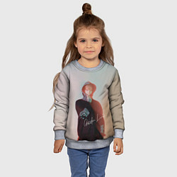 Свитшот детский SODA LUV, цвет: 3D-меланж — фото 2