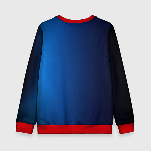 Детский свитшот Сборная Италии / 3D-Красный – фото 2