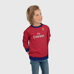 Свитшот детский Г Мхитарян футболка Арсенал, цвет: 3D-синий — фото 2