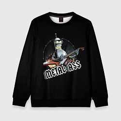 Свитшот детский Metal Bender, цвет: 3D-черный