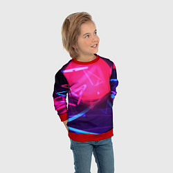 Свитшот детский IN DA CLUB!, цвет: 3D-красный — фото 2