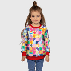 Свитшот детский Команда пони, цвет: 3D-красный — фото 2