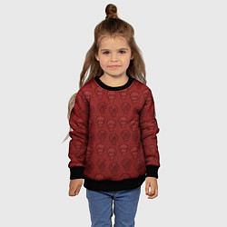 Свитшот детский Isaacs pattern, цвет: 3D-черный — фото 2
