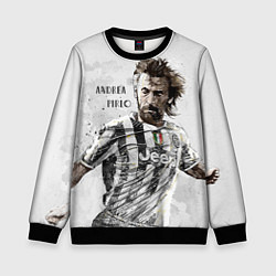 Свитшот детский Andrea Pirlo, цвет: 3D-черный