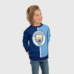Свитшот детский МАНЧЕСТЕР СИТИ MANCHESTER, цвет: 3D-синий — фото 2