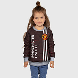 Свитшот детский МАНЧЕСТЕР MANCHESTER ПЛИТЫ, цвет: 3D-меланж — фото 2