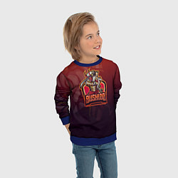 Свитшот детский БУСИДО, цвет: 3D-синий — фото 2
