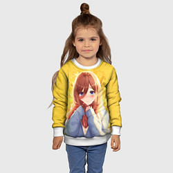 Свитшот детский Пять невест, цвет: 3D-белый — фото 2