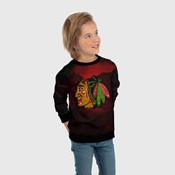 Свитшот детский CHICAGO NHL, цвет: 3D-черный — фото 2