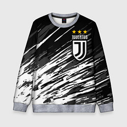 Свитшот детский JUVENTUS ЮВЕНТУС БРЫЗГИ, цвет: 3D-меланж