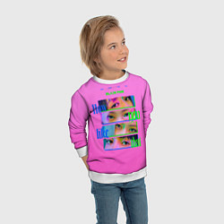 Свитшот детский How you like that, цвет: 3D-белый — фото 2