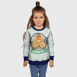 Свитшот детский The Root Pack, цвет: 3D-синий — фото 2