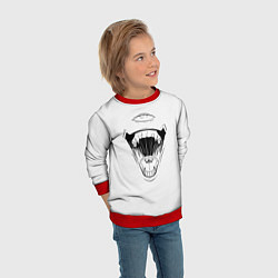 Свитшот детский Sukunas Laugh, цвет: 3D-красный — фото 2