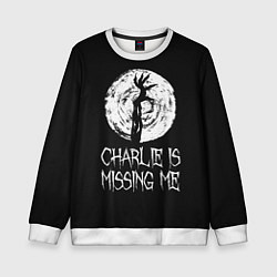 Детский свитшот Charlie is missing me