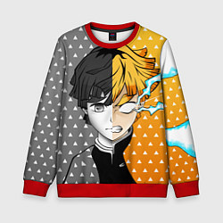 Свитшот детский ПУТЬ ЗЕНИЦУ КЛИНОК, цвет: 3D-красный