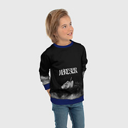 Свитшот детский Дамиано Давид Монэскин Z, цвет: 3D-синий — фото 2