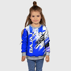 Свитшот детский BAJAJ БАДЖАДЖ МОТОСПОРТ, цвет: 3D-меланж — фото 2