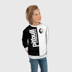 Свитшот детский PITBULL SYNDICATE ПИТБУЛЬ, цвет: 3D-белый — фото 2