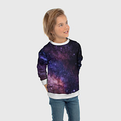 Свитшот детский Звёздное небо, цвет: 3D-белый — фото 2