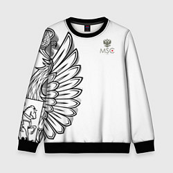 Свитшот детский Russia MSKSide 3D Logo New 202223, цвет: 3D-черный