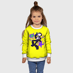 Свитшот детский Tankman FNF, цвет: 3D-белый — фото 2